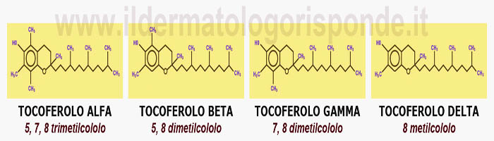 tocoferolo alfa beta gamma e delta